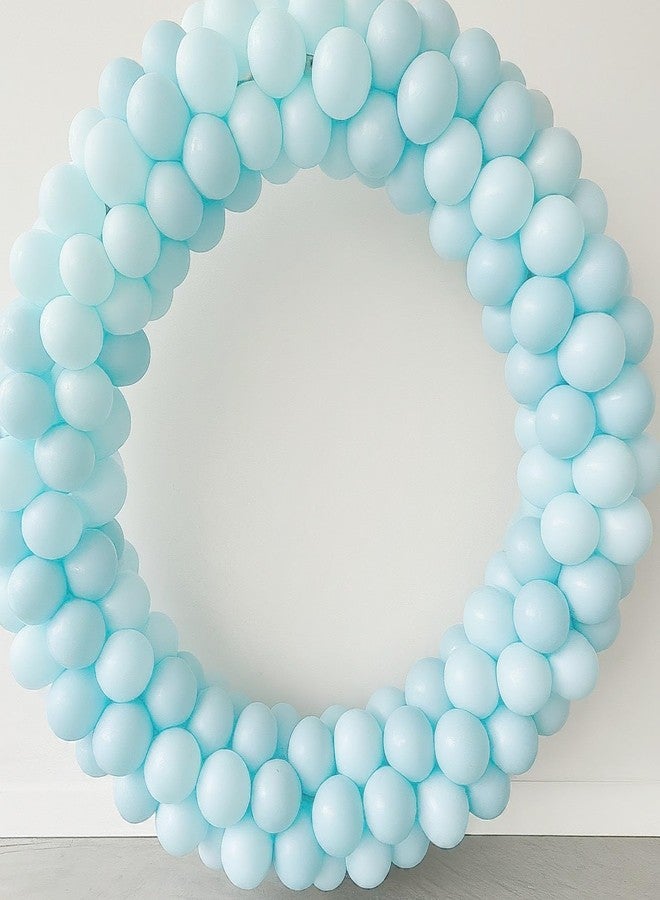 AMFIN (Pack of 50) Pastel Birthday Decoration Item Balloons - Blue - Image 1